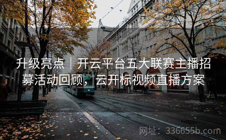 升级亮点｜开云平台五大联赛主播招募活动回顾，云开标视频直播方案  第2张