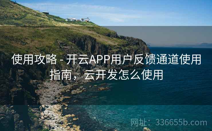 使用攻略 - 开云APP用户反馈通道使用指南，云开发怎么使用