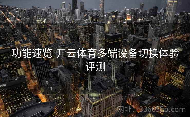 功能速览-开云体育多端设备切换体验评测