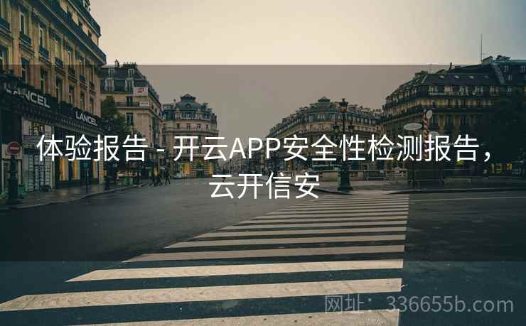 体验报告 - 开云APP安全性检测报告，云开信安