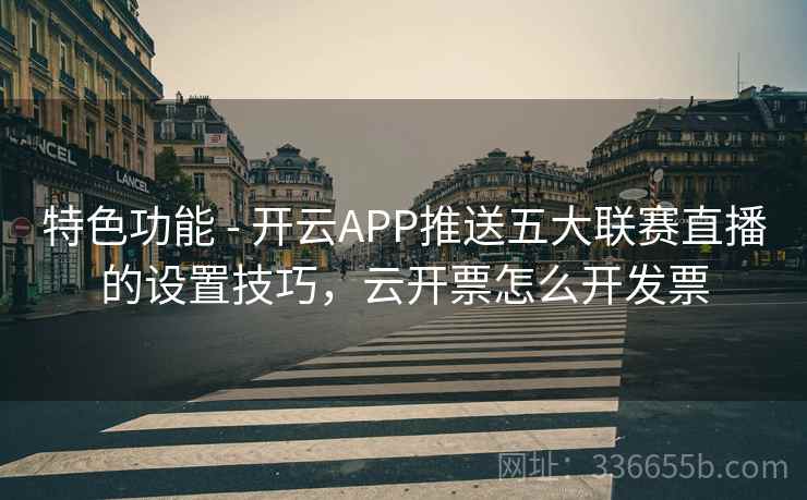 特色功能 - 开云APP推送五大联赛直播的设置技巧，云开票怎么开发票