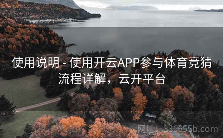 使用说明 - 使用开云APP参与体育竞猜流程详解，云开平台  第2张